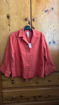 Coral Button-Up blazer with Tags