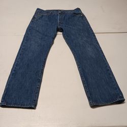 Levis 501 Mens Jeans Blue Denim Sz36×30