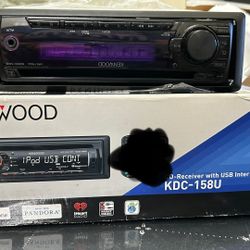 KENWOOD Car Stereo  CD-Receiver With  USB Interface 