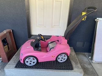 Kid’s Pink Push Car