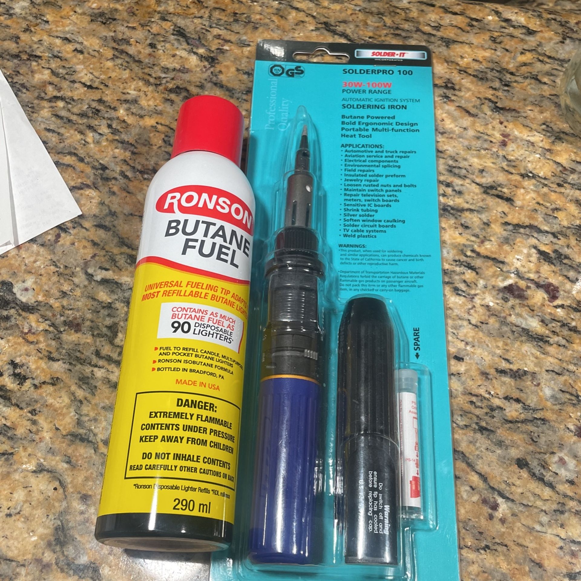 New Butane Soldering Iron