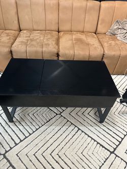 Black Lift-Top Coffee Table