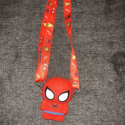 silicone coin bag spiderman 