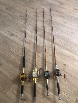 Vintage Nep-Tuna Cradle Seat Tolling Fishing Rods/Reels