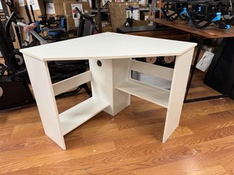 Corner White Computer desk
