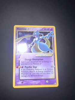 Mewtwo Star Holo Pokémon Card 103/110