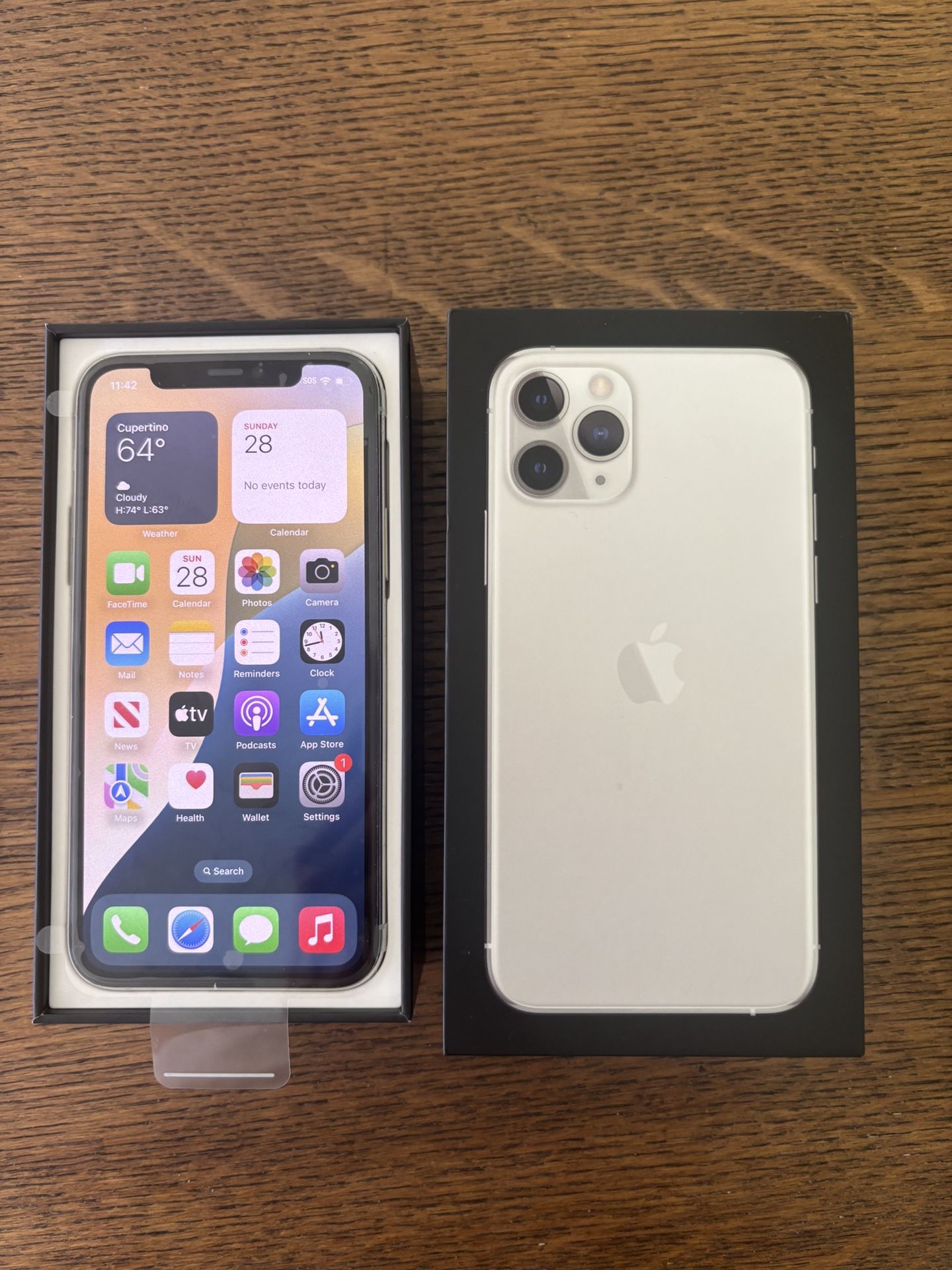 unlocked iPhone 11 pro 64gb silver