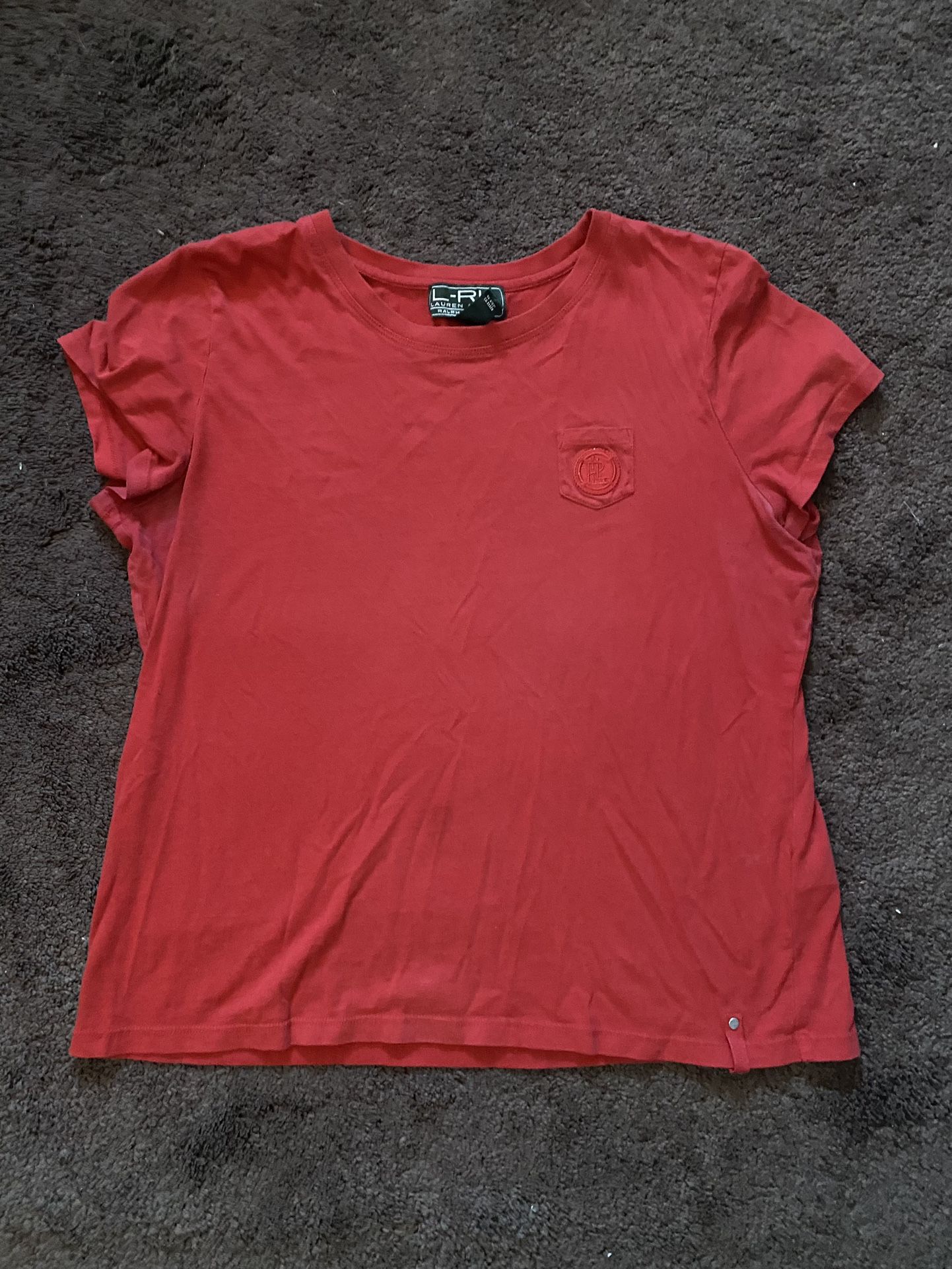 Ralph Lauren Red Short Tee