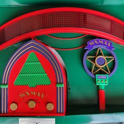 Vintage Mr Christmas SING ALONG WITH SANTA Karaoke Machine Works