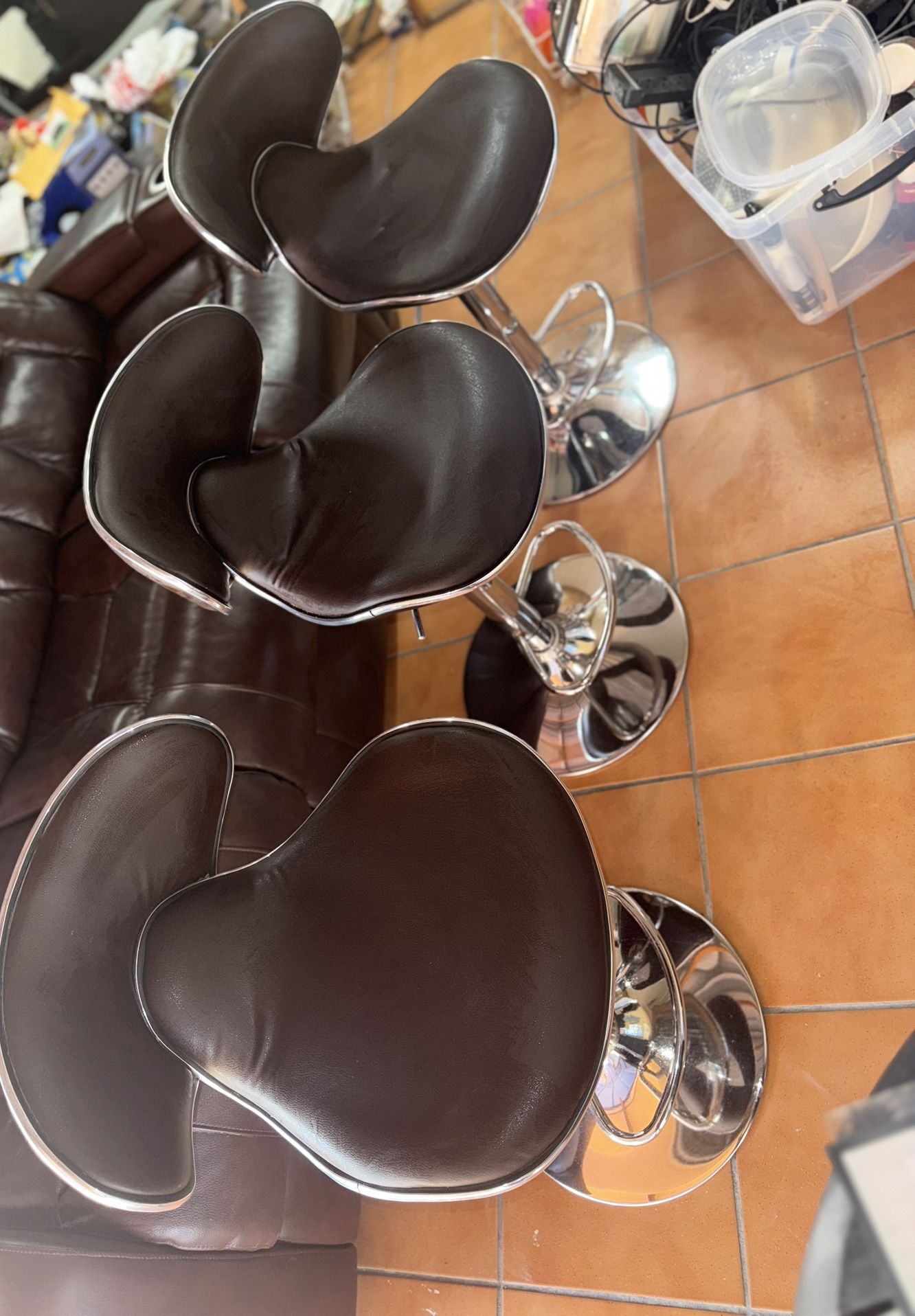 Sofa Set And Bar Stools 