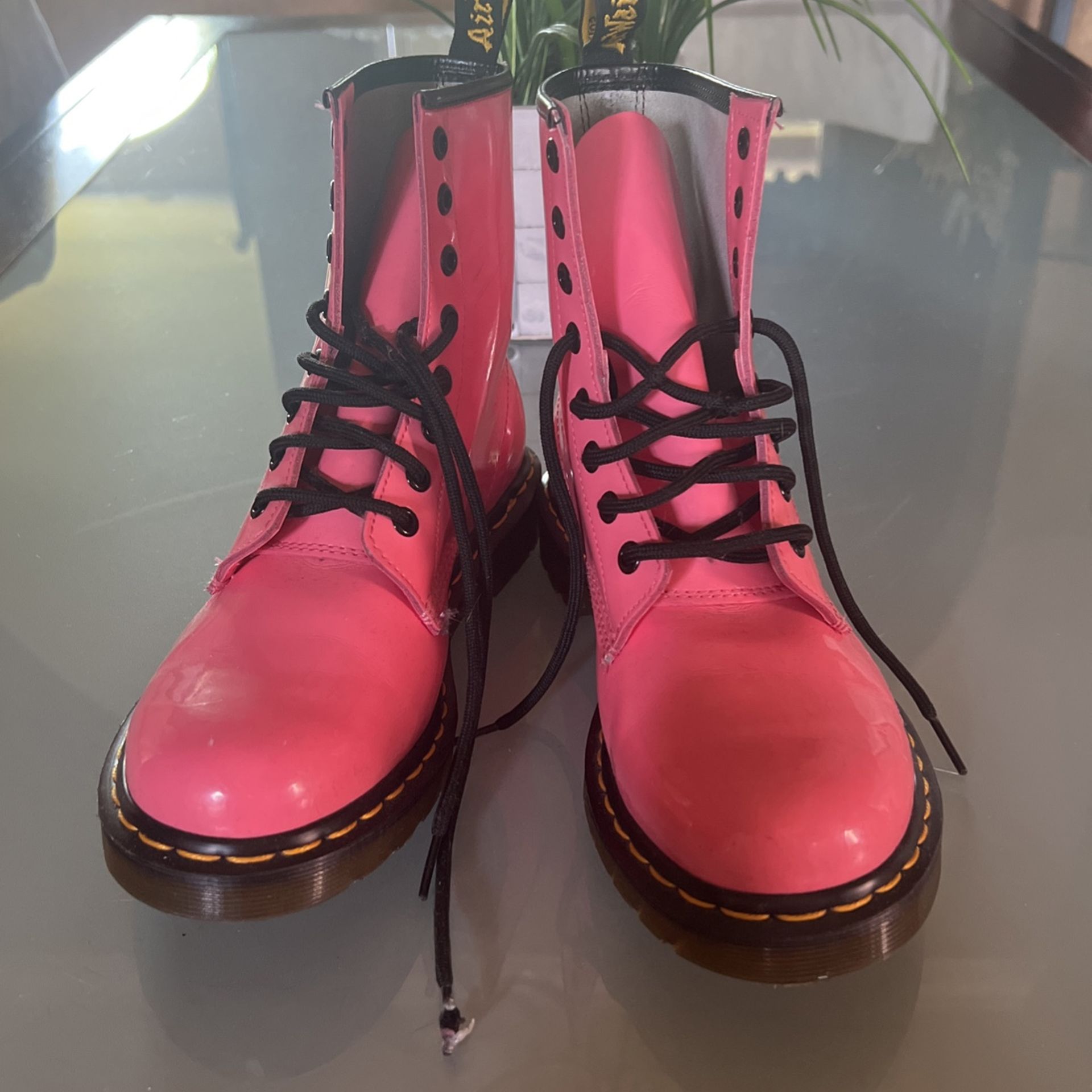 Pink Doc Martens Barbie Pink