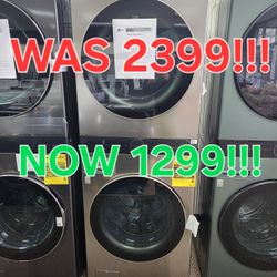 LG WASHTOWER 1299! 0 DOWN 0% FINANCING! 1YR WARRANTY!48HR DELIVERY!