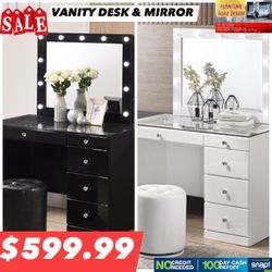 Vanity Desk & Mirror 