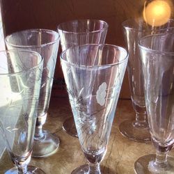 Princess House Dessert Water Glasses (9)