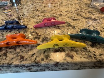 Colorful Boat Cleats For Mud Room/Kids Room Hooks