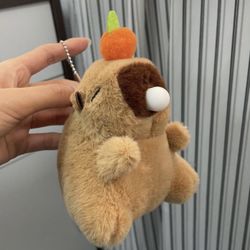 Capybara Plush Keychain 