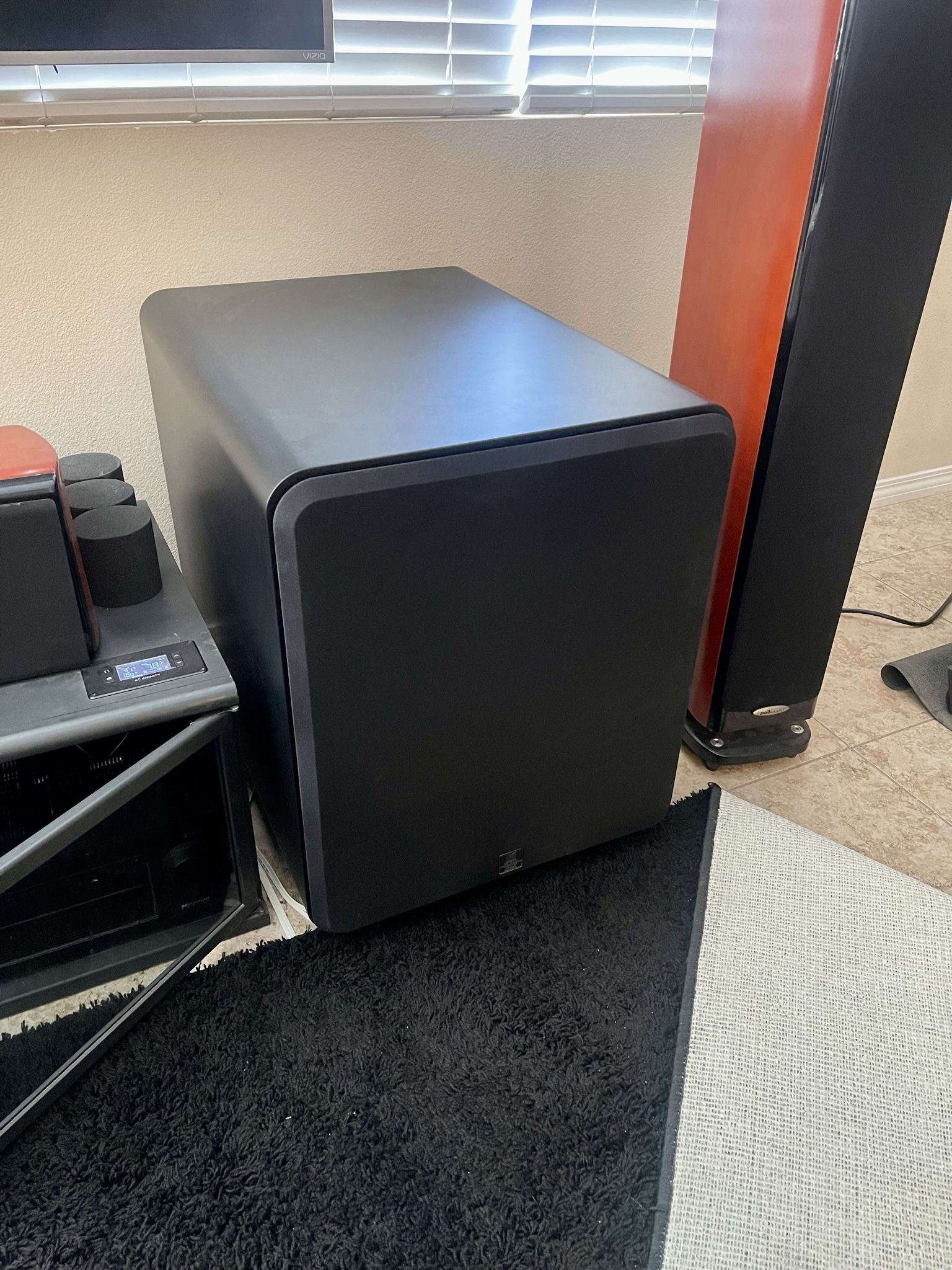 Monolith 16 THX Certified Ultra 2000-Watt Powered Subwoofer (Matte Black)
