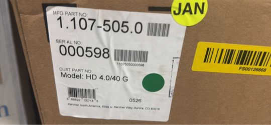 Karcher HD 4.0/40 G Pressure Washer