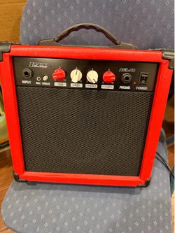 Red Guitar Amp / Practice Amplifier – Works Great - LynxPro amp