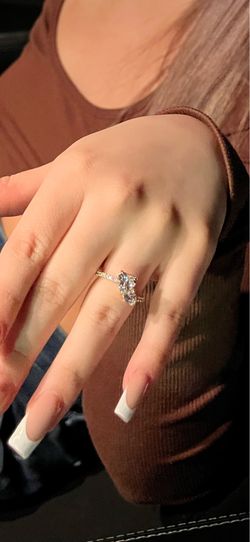 Pandora double heart ring