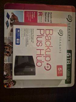 Seagate Backup Plus Desktop 5TB external hard drive
