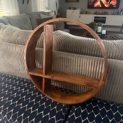 23" Acacia Wood Shelf