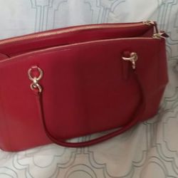 Coach red purse