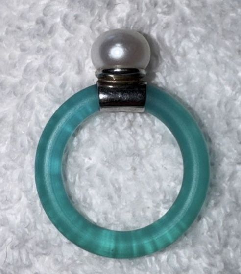 Pearl  Ring… Freight Frank Engagement For Wedding For Sweetheart For Graduation For Best Friend Vintage, Very Very Rare