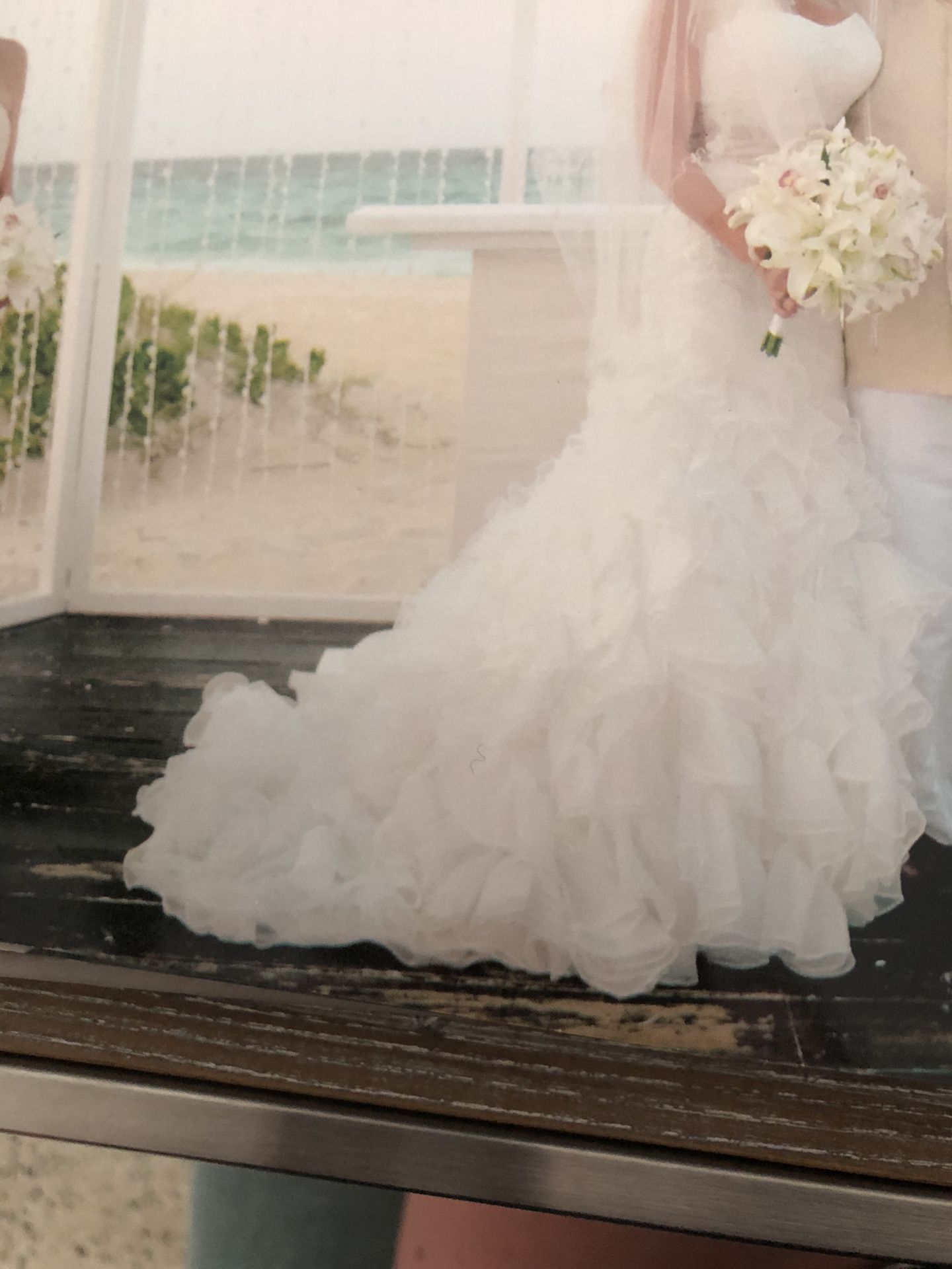 Amazing beaded tulle wedding, quinceanera or prom dress MAKE AN OFFER
