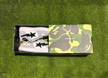 A Bathing Ape BapeSta Low Sneakers with Box