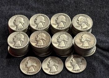 %90 silver quarters & Kennedy silver half dollars