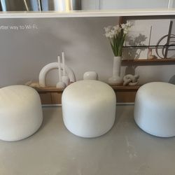 Google Nest WiFi  Router and Mesh Points/Speakers