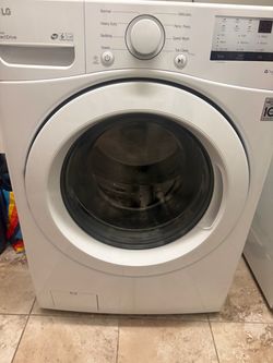 LG Front Load Washing Machine White