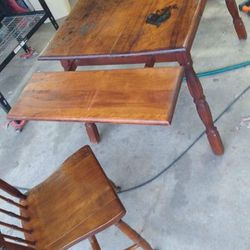Antique Table and 2 chairs