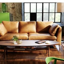 Stockholm Leather Couch 