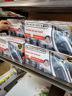 Black and decker iron 15.00ea