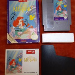 Nintendo NES Games- Disney's The Little Mermaid (Complete In Box)