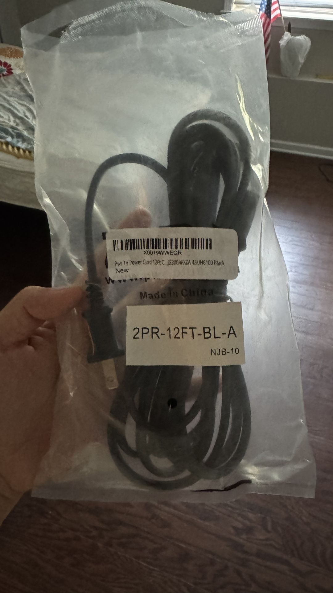 New power cord