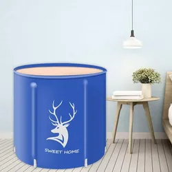 Foldable hot / cold plunge tub