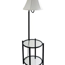 Room Light With Glass Table Attached 