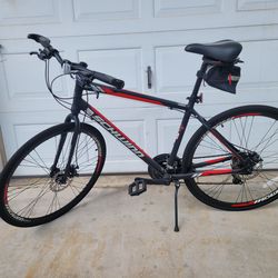 Shwinn 28 inch hybrid gray/red