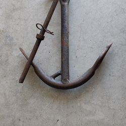 Boat Anchor. Solid Steel.