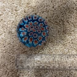 Flower cane paperweight 
