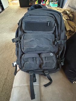 Black Falko Tactical Backpack