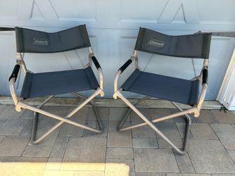 2 Folding Coleman Camping Chairs