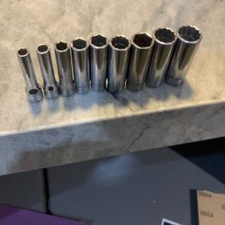 Snap On 1/4” Metric Sockets