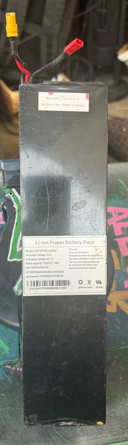 Li-ion power battery 37v  charging voltage 42.1 v