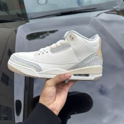 Jordan 3 Retro Craft Ivory Ds Sz 9M 