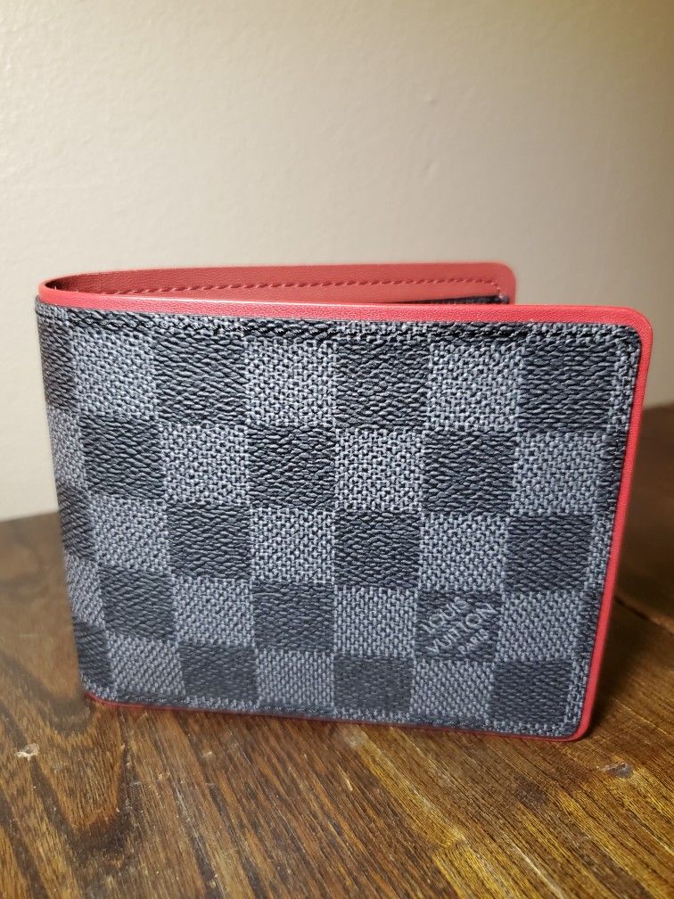 Louis Vuitton Red Lining Mens Wallet