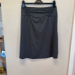 Tranquility Women’s Large L Striped Pull On Skirt